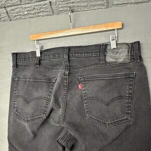 Levis 541 Athletic Taper Mens Jeans 38x30 Faded Black Denim Pants